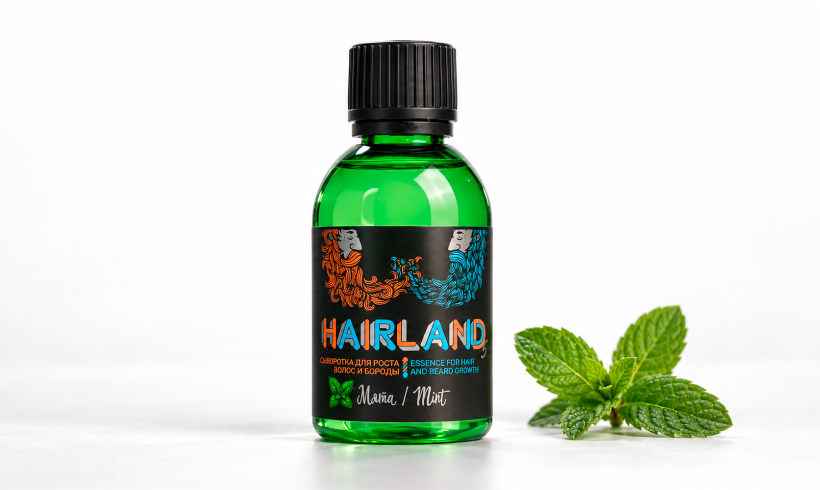 Лосьон Hairland 5% с копексилом и мятой для бороды